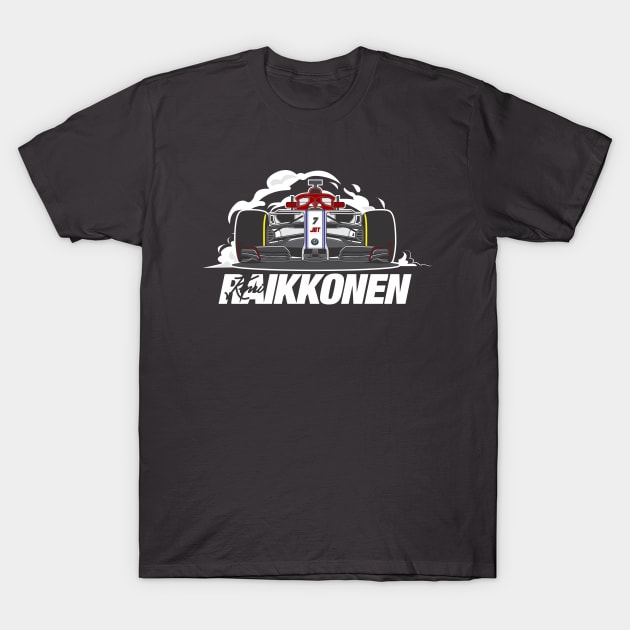 Kimi Raikkonen T-Shirt by jaybeetee